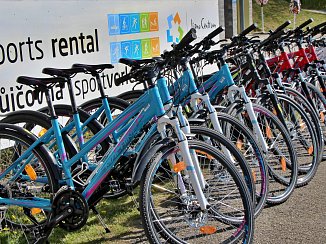 Kola v Lipno Centrum